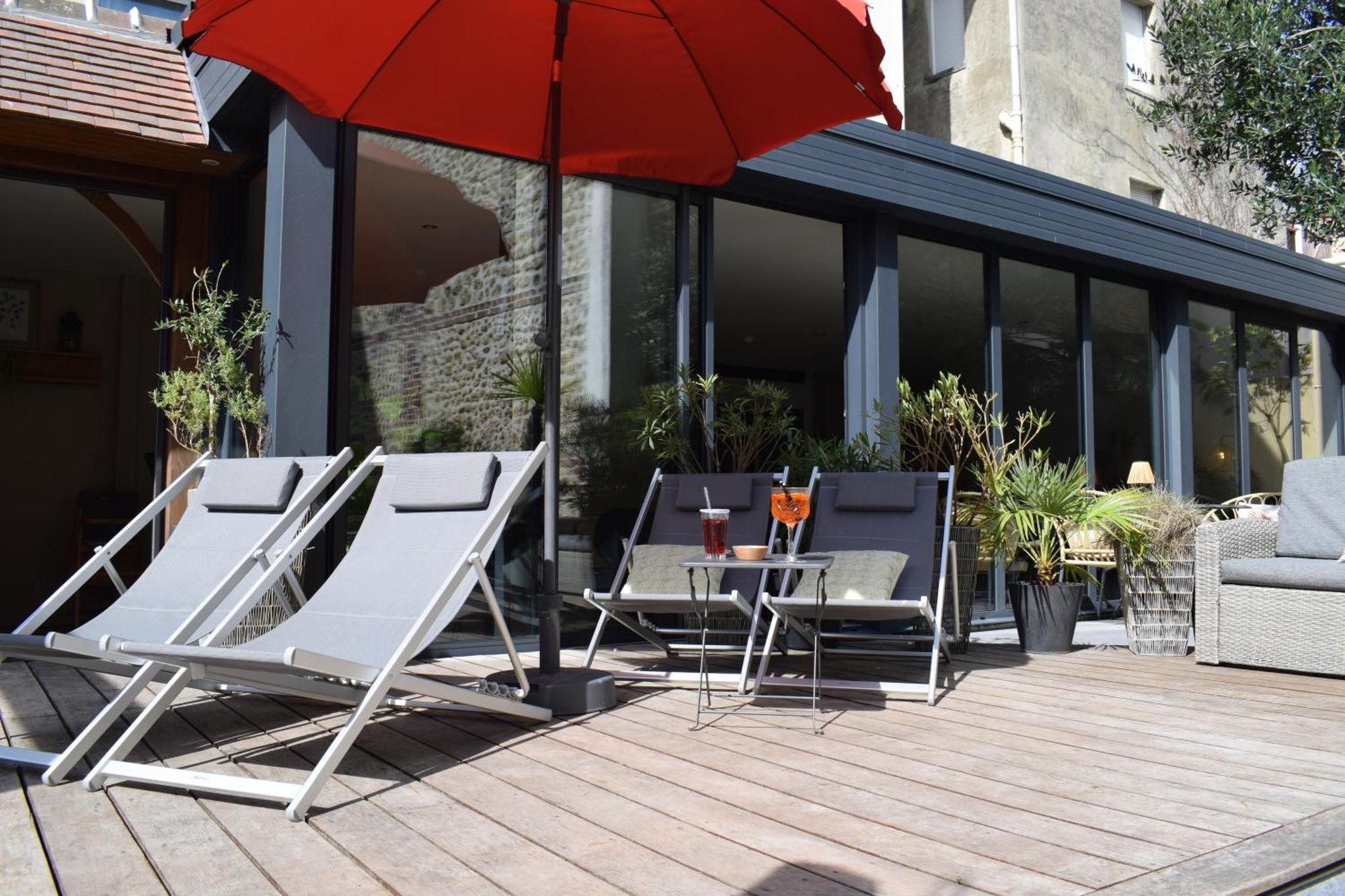 Le Trophee Boutique Hotel Spa- La Loggia Appart'Hotel Deauville Buitenkant foto